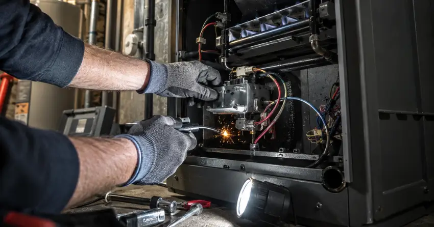 furnace burner and ignition system repair service