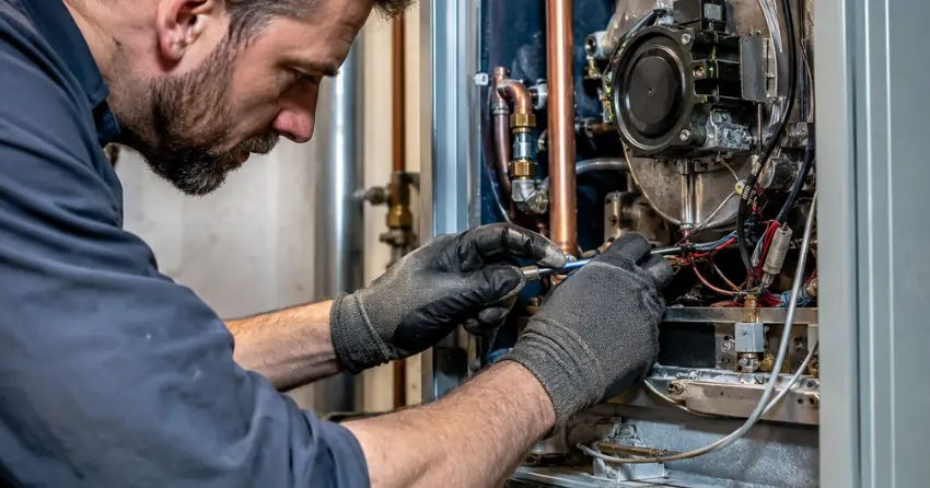boiler and furnace Emergency HVAC Services Edmonton repair