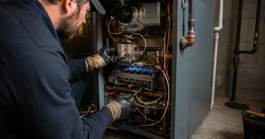 furnace repair heating and air conditioning service Edmonton