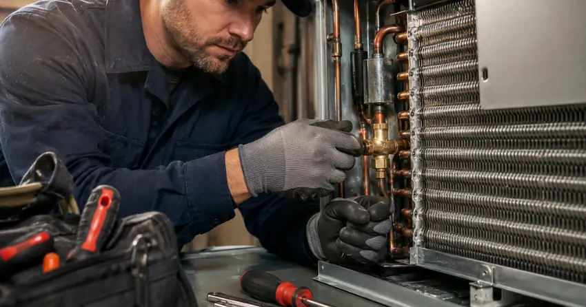 annual tune-up for heating and cooling system Edmonton
