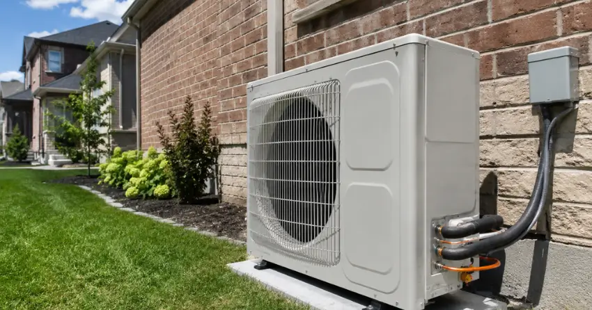 Air Conditioning Installation condenser unit installed beside Ontario home