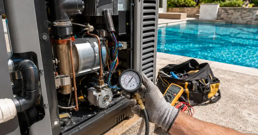 pool heater service completed and tested Ontario Gas Services